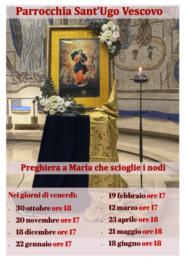 Preghiera Maria Nodi 2025